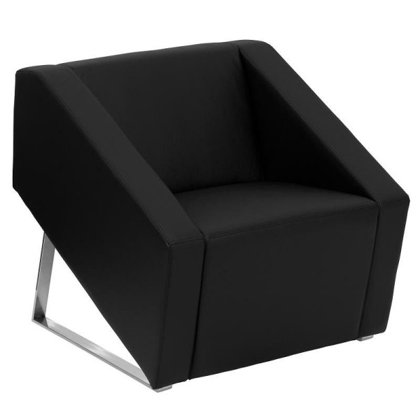 Flash Furniture HERCULES Smart Series Black LeatherSoft Lounge Chair, ZB-SMART-BLACK-GG