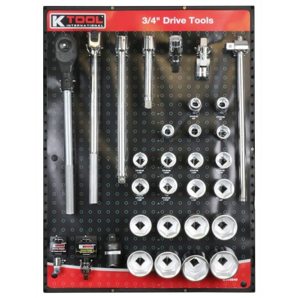 K Tool International 3/4" Drive Tool Display, KTI0848