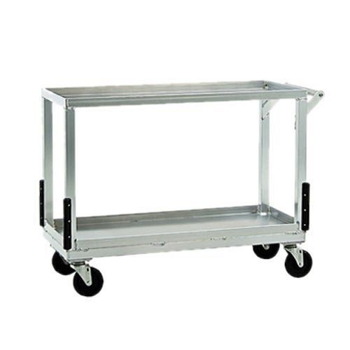 New Age Industrial Floral Cart, (2) Shelves, Open Base, NS765