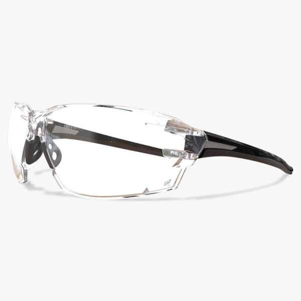 Edge Eyewear Nevosa - Black Frame / Clear Lenses, Quantity: 6 Pieces, XV411