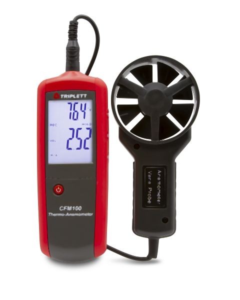 Triplett CFM/CMM Thermo-Anemometer, CFM100