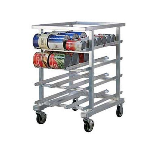 New Age Industrial Can Storage Rack, Mobile, Half-Size, no top, 1226NT