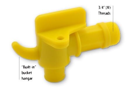 Groz Threaded Tap, For 55 Gallon Drums, 44387