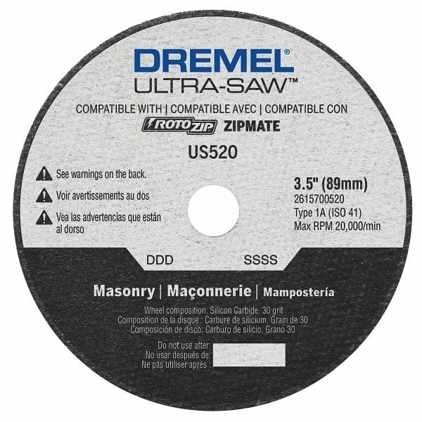 Dremel 3.5 " Masonry Cut-Off Wheel, 2615U520AA