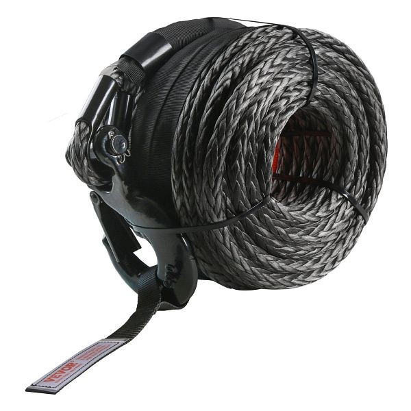 VEVOR Synthetic Winch Rope, 1/2 Inch x 92 Feet 32,000 lbs, HCJPSJYX12IN5PYEKV0