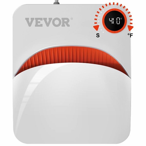 VEVOR Heat Press Machine, 10x12 inches, White & Orange, BXSTHJYCD1210N9ICV1