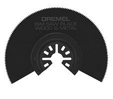 Dremel 3.5 Inches Bi-Metal Half-Moon Cutting Oscillating Blade, 2615M452AC