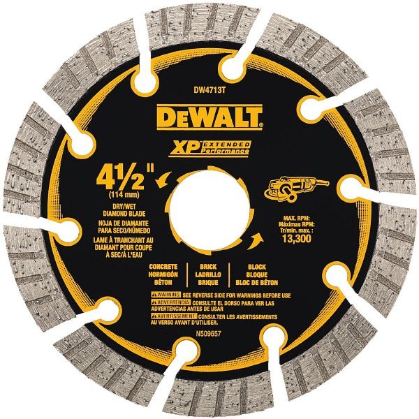 DeWalt 4-1/2" Segmented XP All Purpose, DW4713T