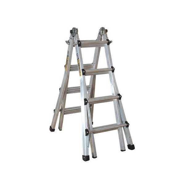 Metaltech 17' Telescoping multi-position ladder, E-MTL7100AL