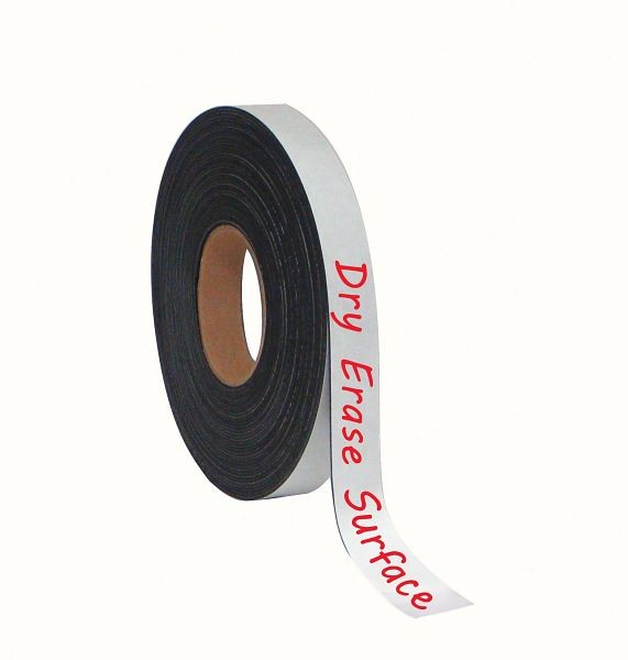 MasterVision Dry-Erase Magnetic Tape Rolls, Size: 1 In x 50 ft,FM2018