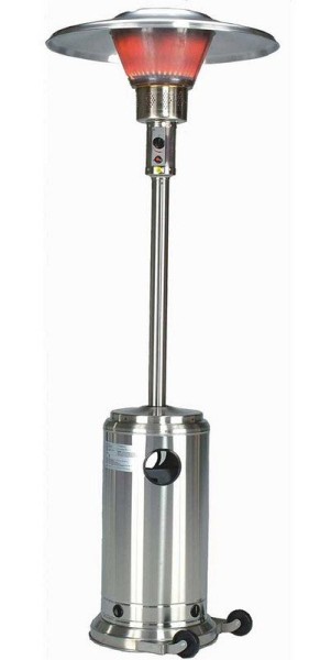 AZ Patio Heaters Commercial Patio Heater in Stainless Steel, BURN-2650-SS