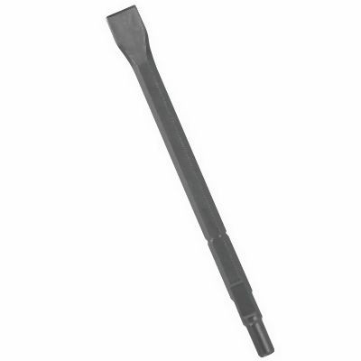 Bosch 1 Inches x 12 Inches Flat Chisel Tool Round Hex/Spline Hammer Steel, 3618630537