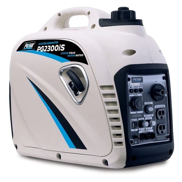 Pulsar 2300W Portable Gas-Powered Inverter Generator with USB Outlet & Parallel Capability, PG2300iS