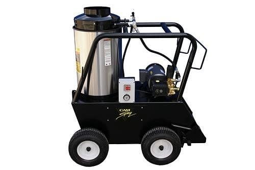 Cam Spray Portable Diesel Fired Electric Powered 2.5 gpm, 2700 psi Hot Water Pressure Washer, 36" x 30" x 48", 2725QE