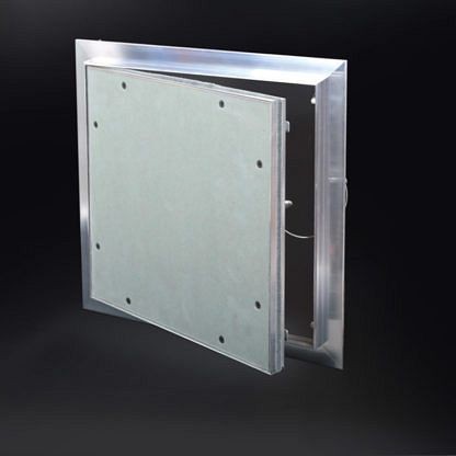 Cendrex ALUMI, Recessed 5/8" Aluminum Access Door with Hidden Flange, 8 X 8", RAL 08X08-58