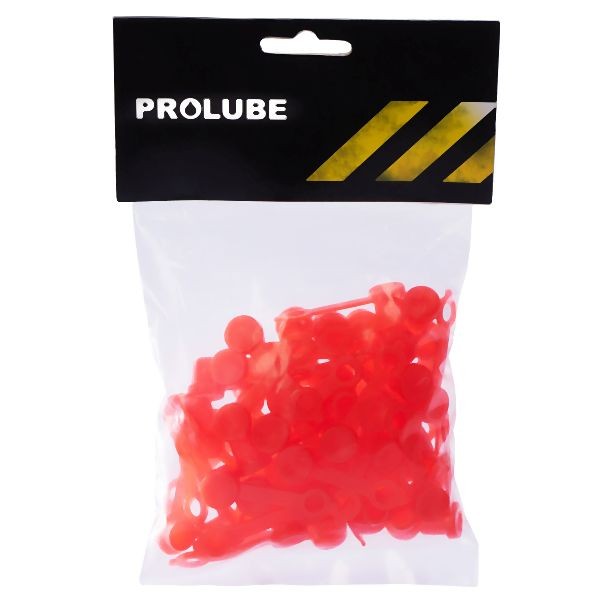 ProLube Grease Fitting Cap - Red, Pack of 50, 46701