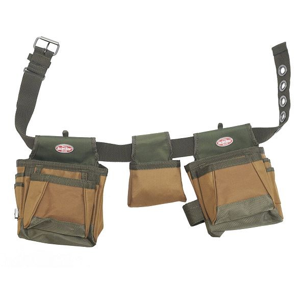 Bucket Boss Handyman's Rig 3 Tool Bag Tool Belt in Brown, Quantity: 4 cases, 50250