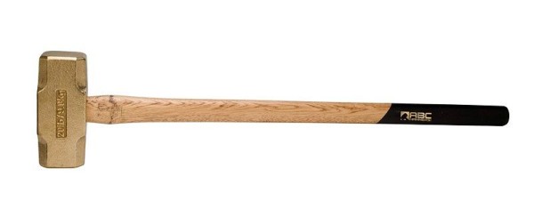 ABC Hammers 20 lb. Brass Hammer with 32" Wood Handle, ABC20BW