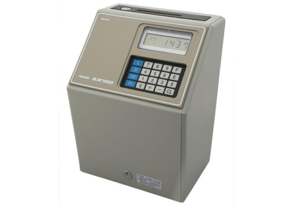 Amano Calculating time clock, for up to 100 employees, MJR-7000/1167