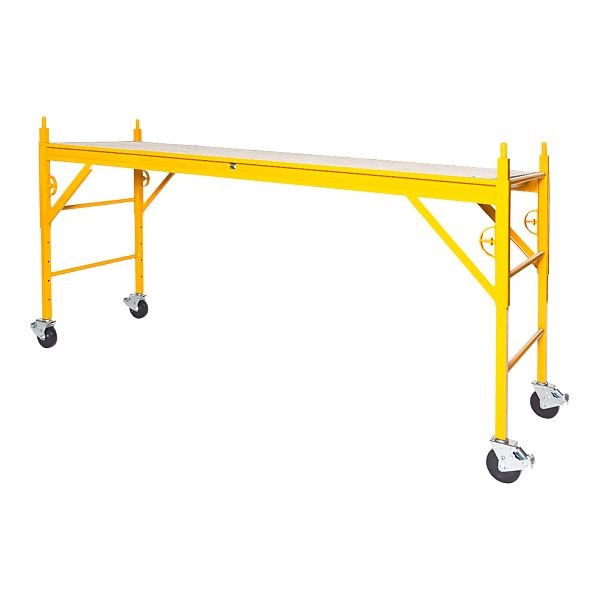 NU-WAVE "Elite" Complete Scaffold With 5 in. Casters, 49" H x 98" L x 29.5" W, 480EL W/PIC-5