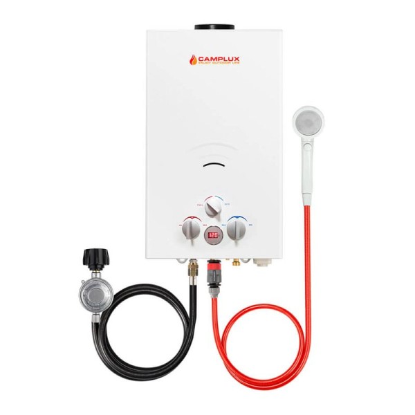 Camplux 10L Outdoor Portable Tankless Water Heater, 2.64 GPM, BW264