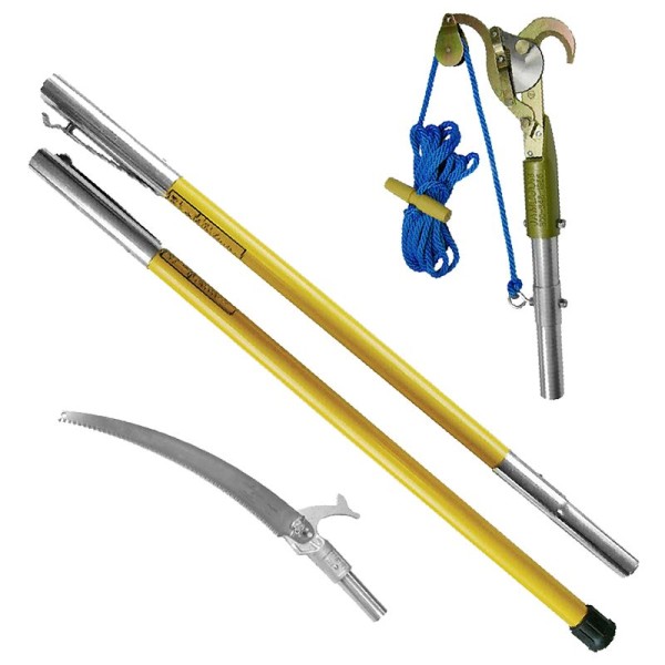 Jameson FG Series Manual Pole Saw & Tree Pruner Kit, 1-1/4" Cut Capacity, FG-6PKG-1
