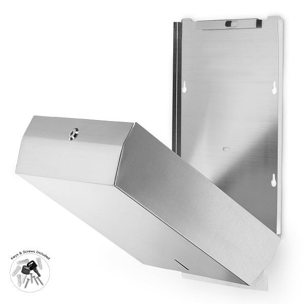 Alpine C-Fold/Multifold Paper Towel Dispenser, Stainless Steel Brushed, ALP480