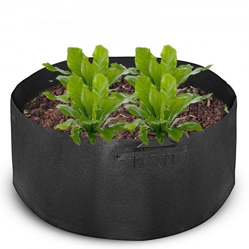 VEVOR 5 Pack 200 Gal Plant Grow Bag with Handles Aeration Fabric Pots Washable Reusable, ZWSZD200JL5PCS001V0