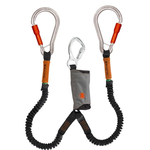 Skylotec SKYSAFE PRO FLEX Y Double Leg with Two Large Aluminum Round Carabiners, L-0533-1,8