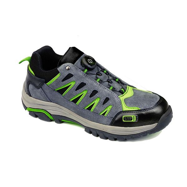 Portwest Steelite Wire Lace Safety Sneaker S1P HRO, Gray/Green, 39, FT18GGN39