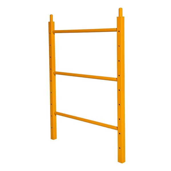NU-WAVE 3 Rung End Frame Access Ladder, Overall Dimensions 43" H x 29.5" W, PL-1/2
