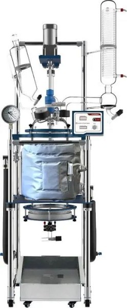 Across International Ai 20L Single or Dual Jacketed Filter Glass Reactor, R20f