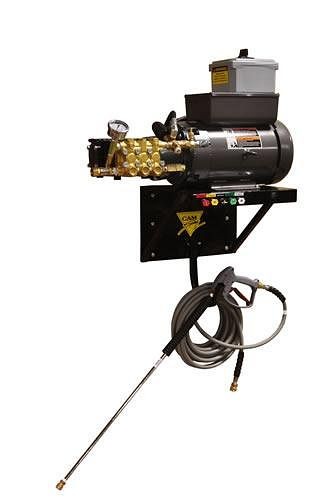 Cam Spray Economy Wall Mount Electric Powered 4 gpm, 2000 psi Cold Water Pressure Washer, 230 Volt / 26 Amp / 1 Phase, 2040EWM
