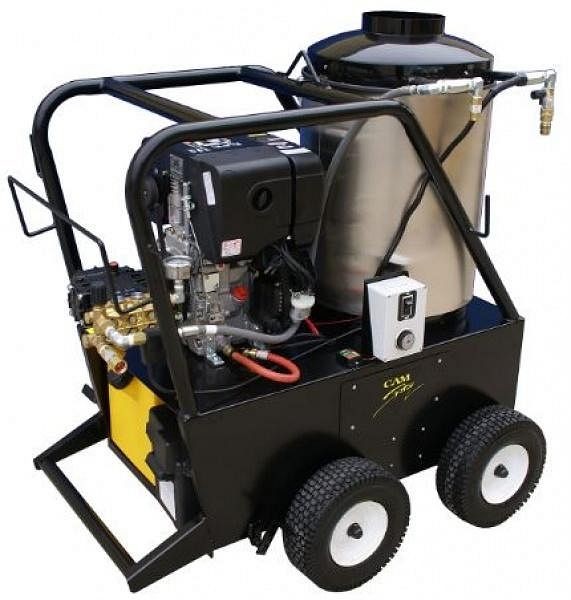 Cam Spray Portable Diesel Fired Diesel Powered 4 gpm, 3000 psi Hot Water Pressure Washer, 3040QD
