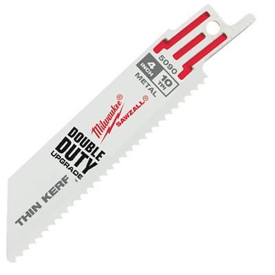 Milwaukee 12" 18 TPI Thin Metal Cutting Sawzall Recip Saw Blades, Pack of 5, 48-00-5194
