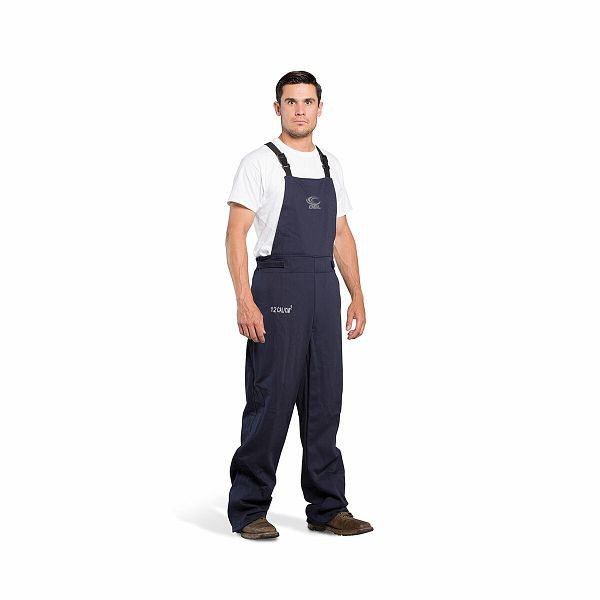 OEL 12 Cal Bib Overall, Size: M, Color: Navy, AFW012-NBO-M