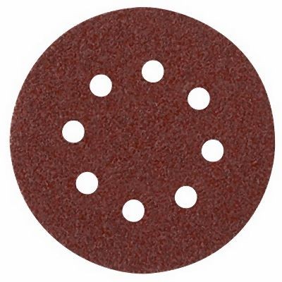 Bosch 5 pieces 40 Grit 5 Inches 8 Hole Hook-And-Loop Sanding Discs, 2610038810