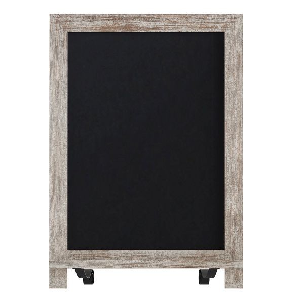 Flash Furniture Canterbury 12" x 17" Weathered Tabletop Magnetic Chalkboards with Metal Scrolled Legs, Set of 10, 10-HFKHD-GDI-CRE8-822315-GG