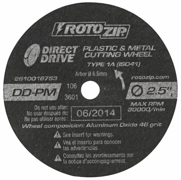 RotoZip Direct Drive Cut-Off Wheels, 2610016660