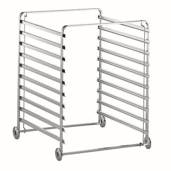 Electrolux Professional 10 Tray Rack with wheels, Full Sheet Pans, 2 ½" (65mm) pitch for 102 ovens and blast chillers, 922603