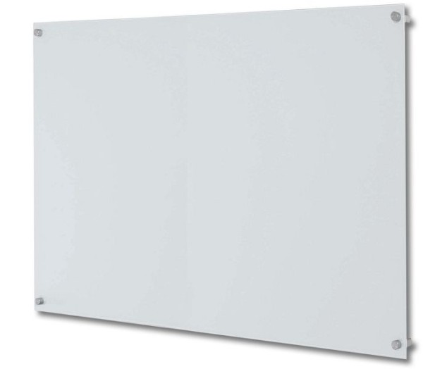 AARCO ClearVision™ Elegant Stand-Off Mounting Glass Markerboards 3mm Magnetic 36"x48", 3WGBM3648