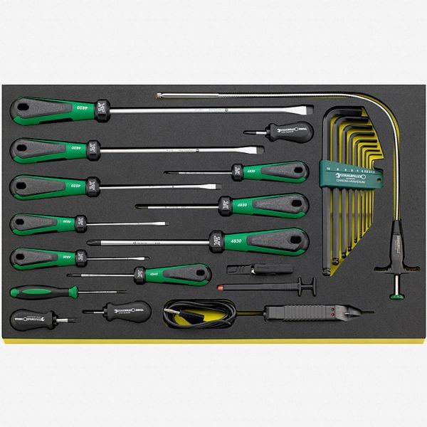 Stahlwille TCS 4724/4840+10767 DRALL set of screwdrivers 24 pieces in TCS inlay, ST96830706