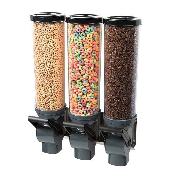 Server CerealServ Dry Cereal Dispenser, 3x 3 L, Wall-Mount, 88960
