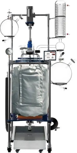 Across International Ai 100L Single or Dual Jacketed Glass Reactor, R100