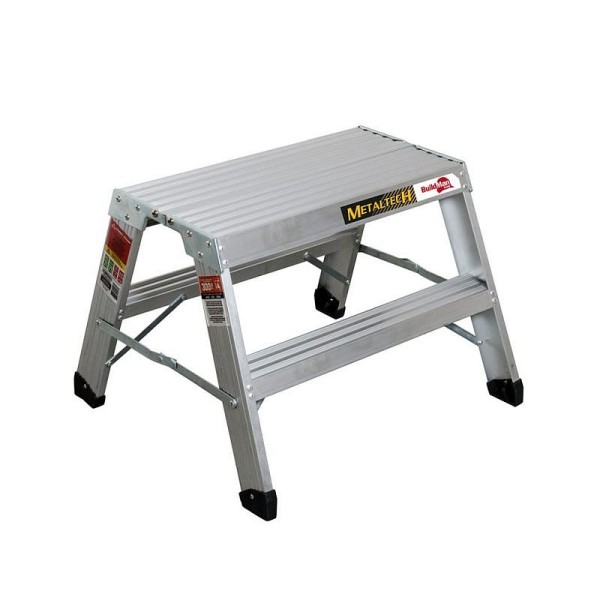 Metaltech 1 step portable aluminium workstand, 24" high, E-PWS7000AL