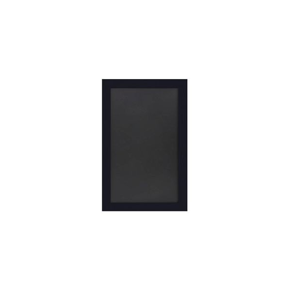Flash Furniture Canterbury 11" x 17" Black Wall Mount Magnetic Chalkboard Sign with Eraser, HGWA-GDIS-CRE8-862315-GG