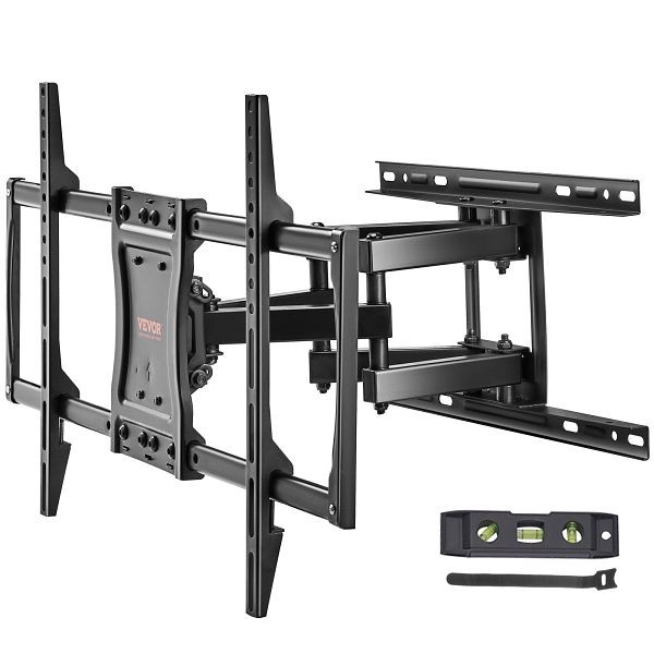 VEVOR Full Motion TV Mount Fits for Most 37-75 inch TVs, Swivel Tilt Horizontal Adjustment Bracket with 4 Articulating Arms, BGD60040014618Q9DV0