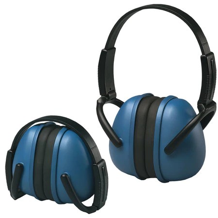 ERB Safety Over-the-Head Ear Muffs, 23 dB, Blue, 12 Pieces, 14231