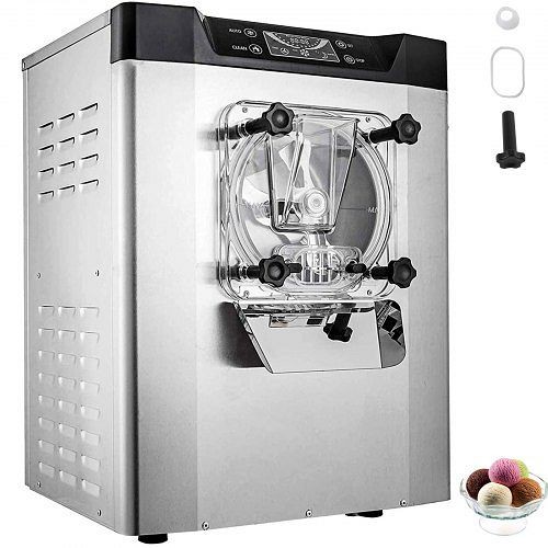 VEVOR Commercial Ice Cream Machine 1400W 20/5.3 Gph Hard Serve Ice Cream Maker with LED Display Screen Auto Shut-Off Timer One Flavors, BJLJTSYBJBSYKF618V1