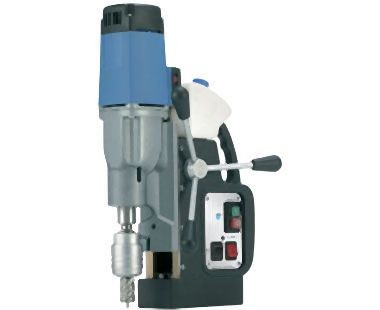CS Unitec Magnetic Drill, Reversible, Up to 2-1/2" diameter hole capacity, 70-280 & 180-580 RPM, 14.5 Amp, Weight: 35 lbs., MAB 525